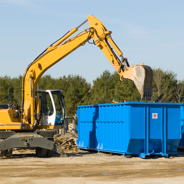 are there any additional fees associated with a residential dumpster rental in Huguenot